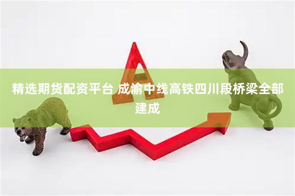 精选期货配资平台 成渝中线高铁四川段桥梁全部建成